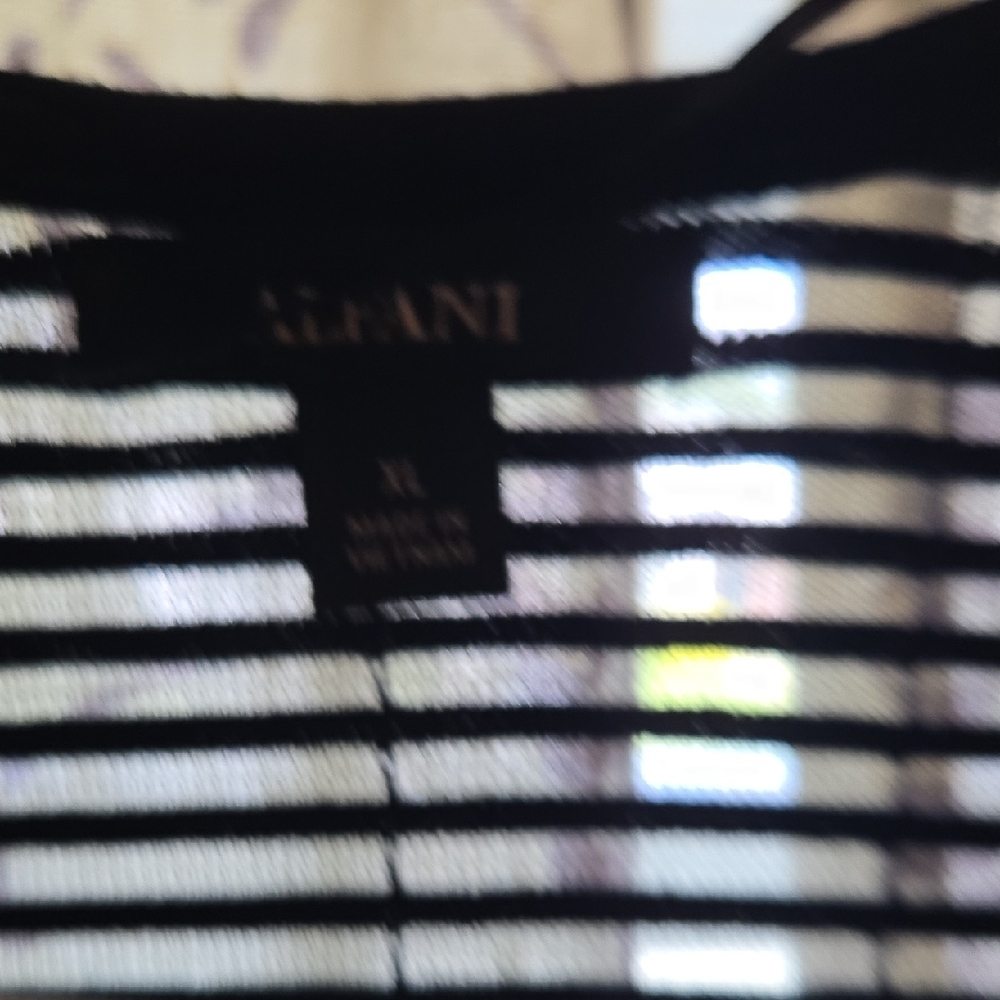 Alfani Black Sheer Cardigan Sweater - Picture 3 of 3